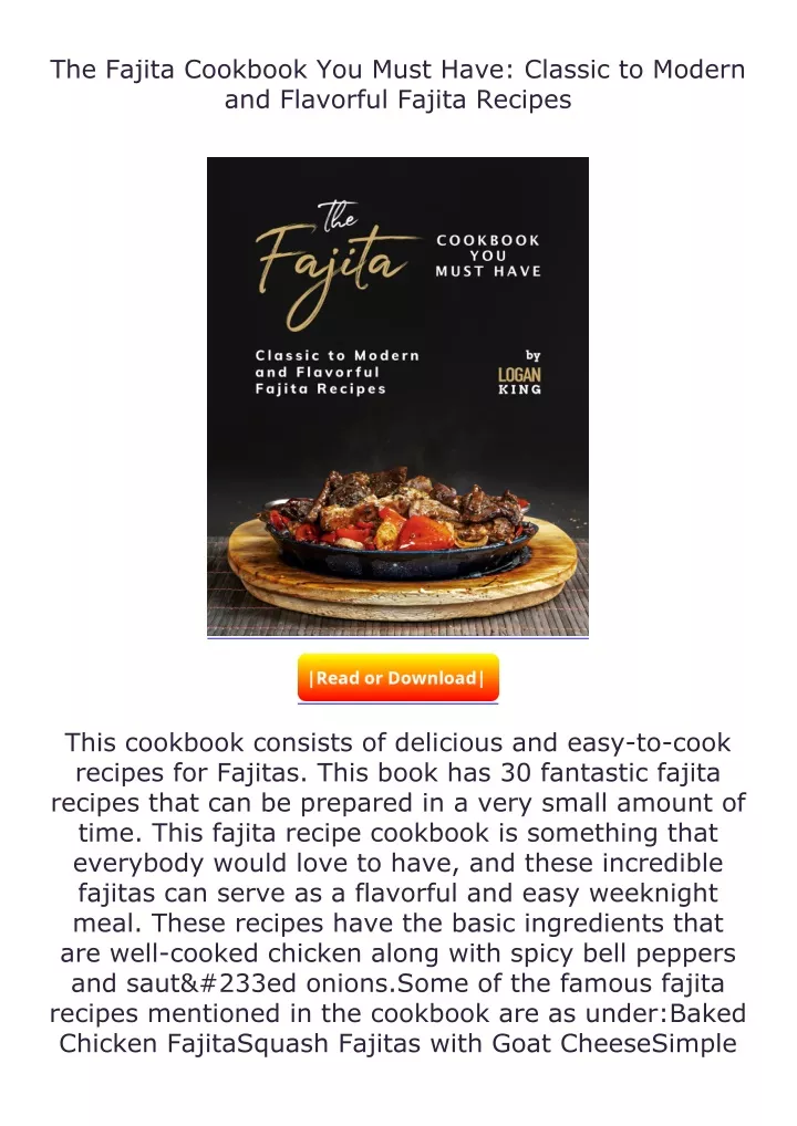 the fajita cookbook you must have classic