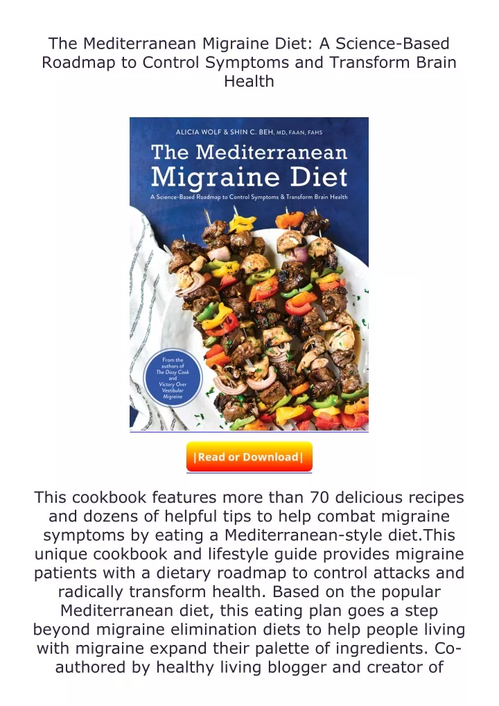 the mediterranean migraine diet a science based