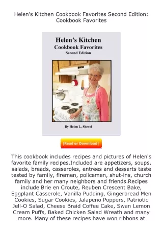 full✔download️⚡(pdf) Helen's Kitchen Cookbook Favorites Second Edition: Coo