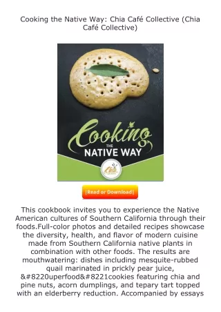 (❤️pdf)full✔download Cooking the Native Way: Chia Café Collective (Chia Caf