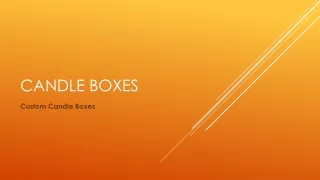 candle boxes