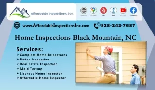 Home Inspections Black Mountain, NC