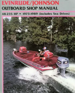 1982 Johnson Evinrude Outboard 48hp-235hp Engine Service Repair Manual