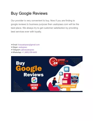 PPT - 15 Top Sit e To Buy Google Reviews 2024 PowerPoint Presentation ...