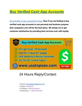 Buy Verified Cash App Accounts