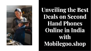 Quality Assurance: Second Hand Phones Available Online at Mobilegoo.shop