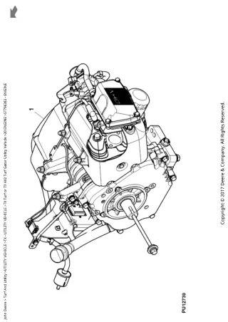 John Deere TX Turf or TX 4×2 Turf Gator Utility Vehicle Parts Catalogue Manual (PC9462)