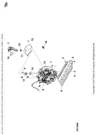 John Deere XUV560 Gator Utility Vehicle Parts Catalogue Manual (PC12782)