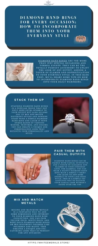 Diamond Band Rings for Every Occasion How to Incorporate Them into Your Everyday Style