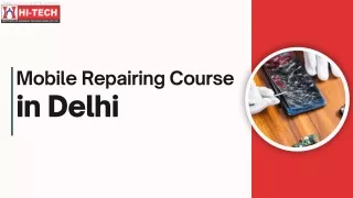 Mobile Repairing Course in Delhi