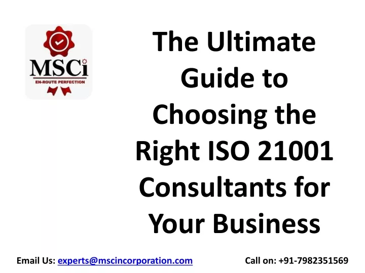 the ultimate guide to choosing the right iso 21001 consultants for your business