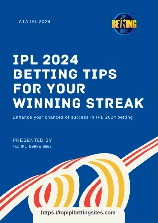 IPL 2024 Betting Tips for your Winning Streak