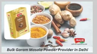 Bulk Garam Masala Powder Provider in Delhi