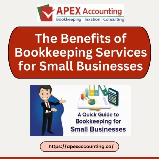 The Benefits of Bookkeeping Services for Small Businesses