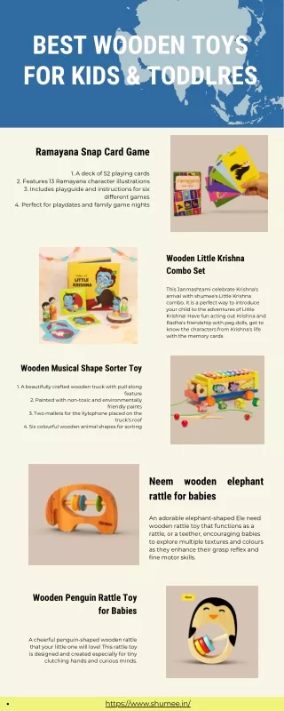 Best Wooden Toys For Kids & Infants