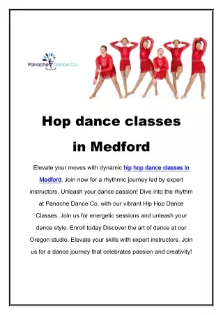 Ballet Classes in Medford | Panache Dance Co.