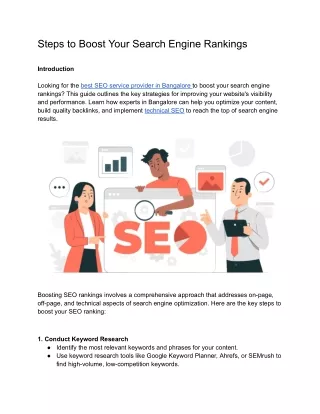 Steps to Boost Your Search Engine Rankings