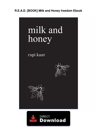 R.E.A.D. [BOOK] Milk and Honey freedom Ebook