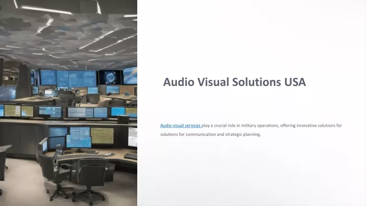 audio visual solutions usa
