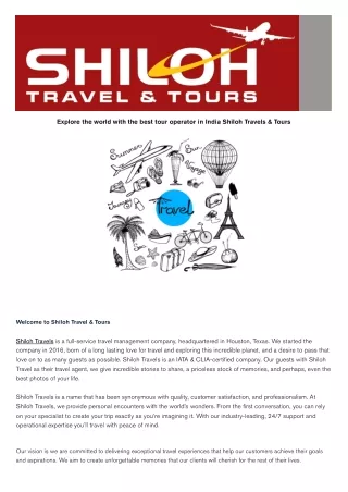 Shiloh Travels & Tours
