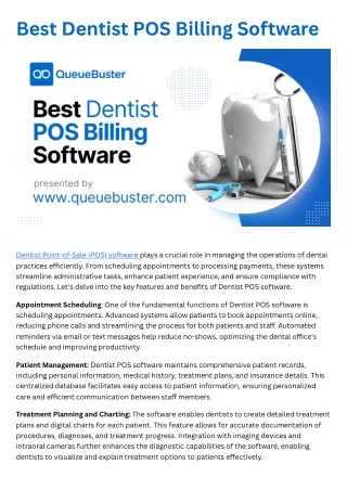 How is “QueueBuster” the Best POS Software for Restaurant.