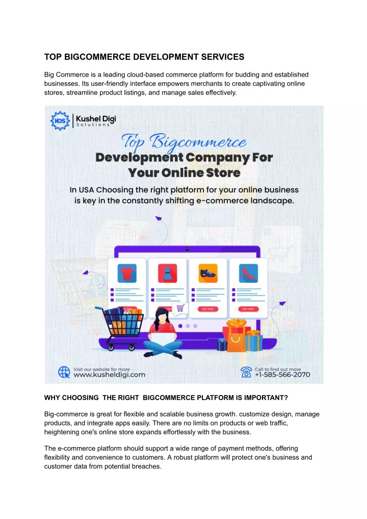 top bigcommerce development services