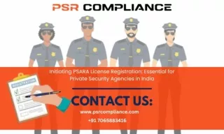 PSARA License Registration in India with PSR Compliance