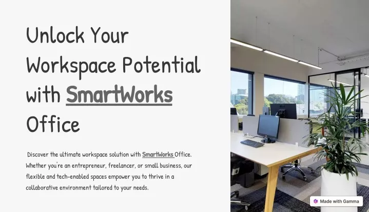 unlock your workspace potential with smartworks