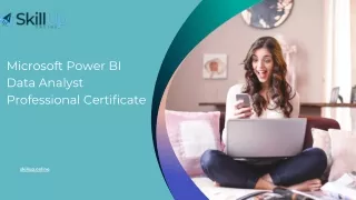 Microsoft Power BI Data Analyst Professional Certificate