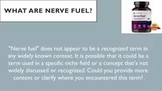 Nerve Fuel Reviews: Read Scam and Legit Ingredients & Price!