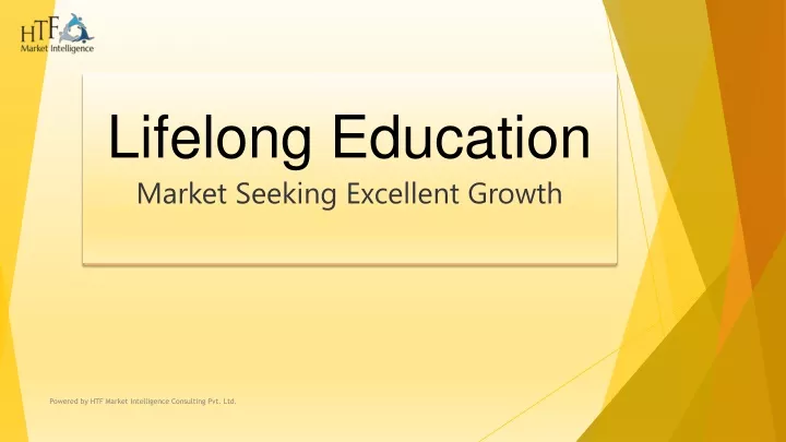 lifelong education market seeking excellent growth