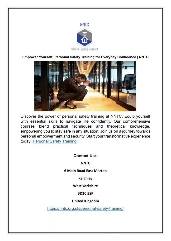 empower yourself personal safety training