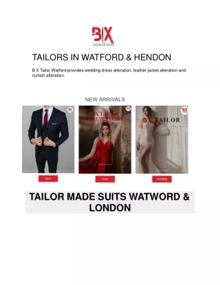 Waistcoat alteration Watford