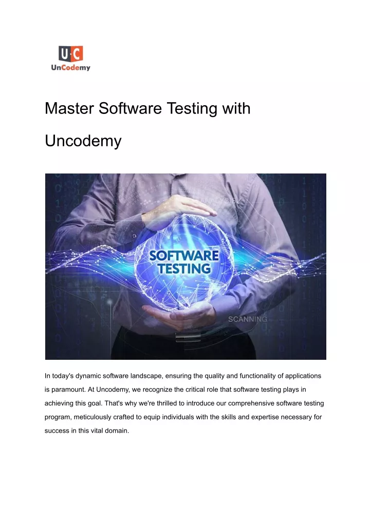 master software testing with