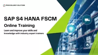 Transform Your Career with SAP S/4hana FSCM Training: Online Learning Solutions