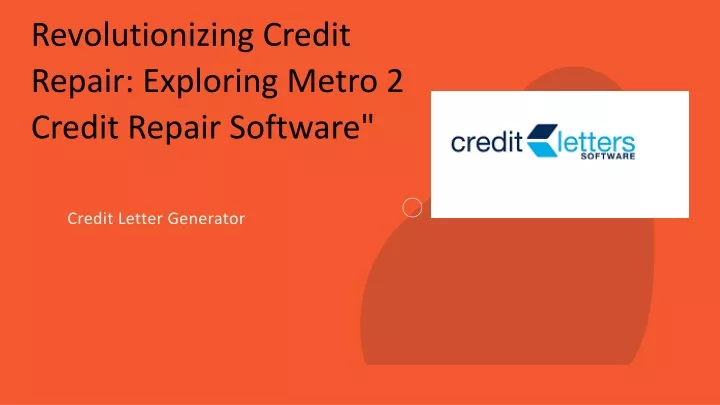 revolutionizing credit repair exploring metro