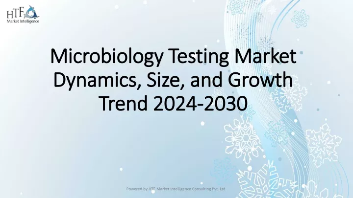 microbiology testing market dynamics size and growth trend 2024 2030