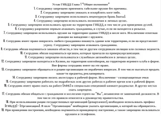 УСТАВ ГИБДД 2024