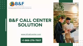 Affordable Call Answering Service by B&F Call Center Solution