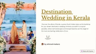 Serene Backdrops for Kerala Weddings