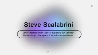 Steve Scalabrini - A Natural Relationship Builder - Oakland, NJ