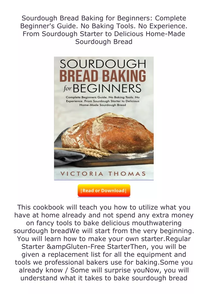 sourdough bread baking for beginners complete