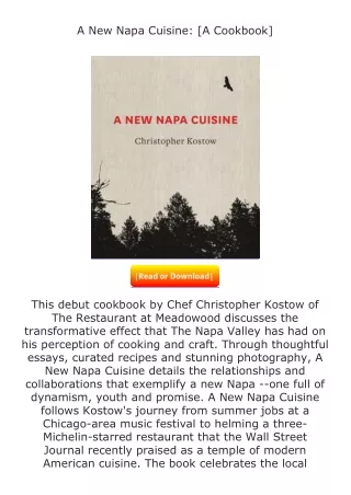 A-New-Napa-Cuisine-A-Cookbook