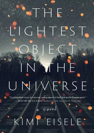 ⚡[PDF]✔ The Lightest Object in the Universe: A Novel