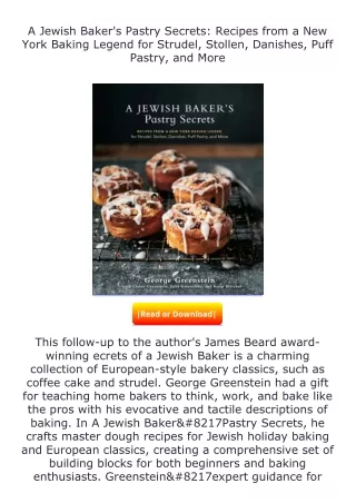 Download❤[READ]✔ A Jewish Baker's Pastry Secrets: Recipes from a New York B