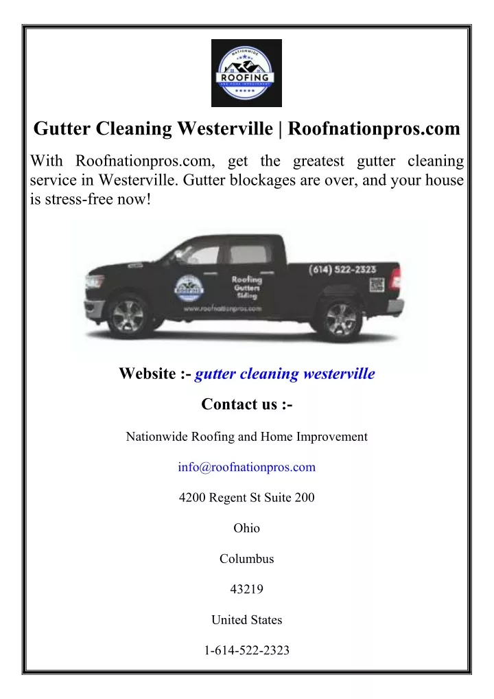 gutter cleaning westerville roofnationpros com