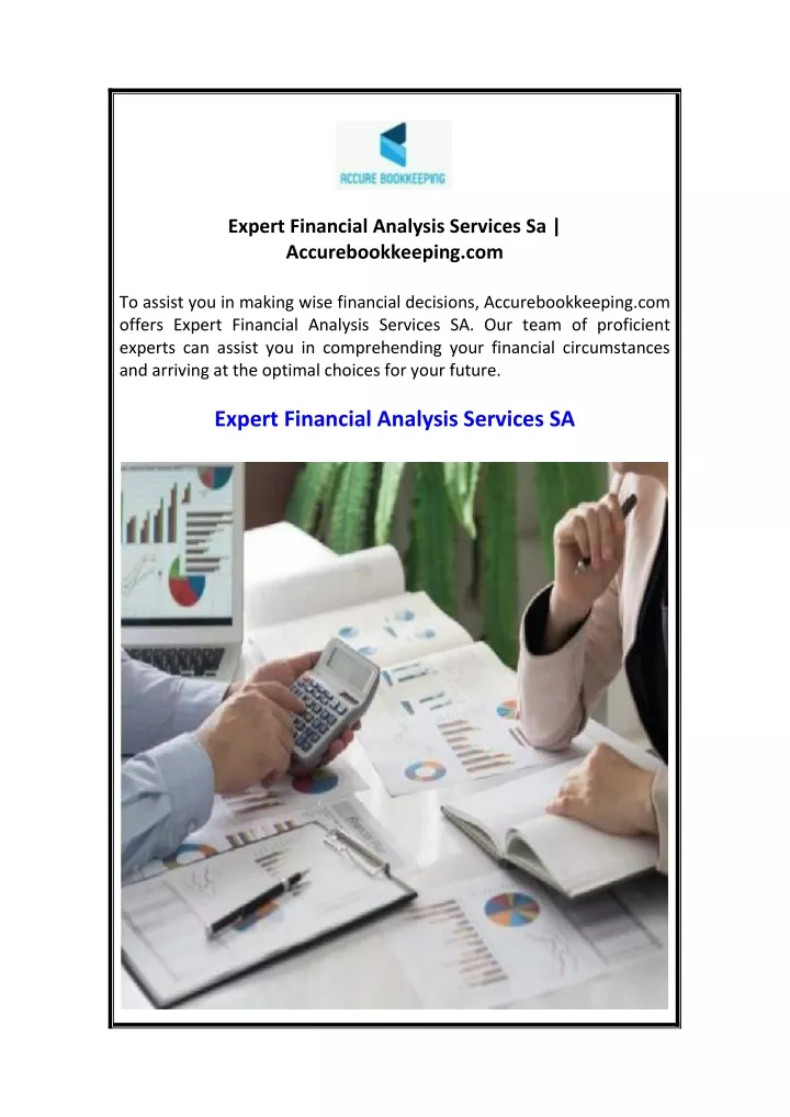 expert financial analysis services