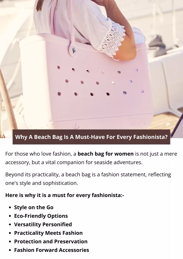 why a beach bag is a must have for every
