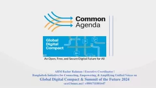 Global DIgital Compact proces in Summit of the Future 2024