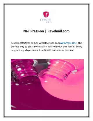 Nail Press-on Revelnail.com